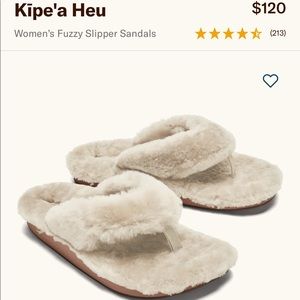 Olukai Fuzzy Slipper Sandals